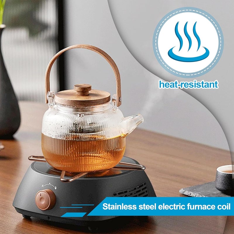 eaacaa Store 3pcs Stove Ring (5''x5'') Heat Diffuser -Use on Glass or Electric Stoves, Hob Protector, Even Heating - Image 4